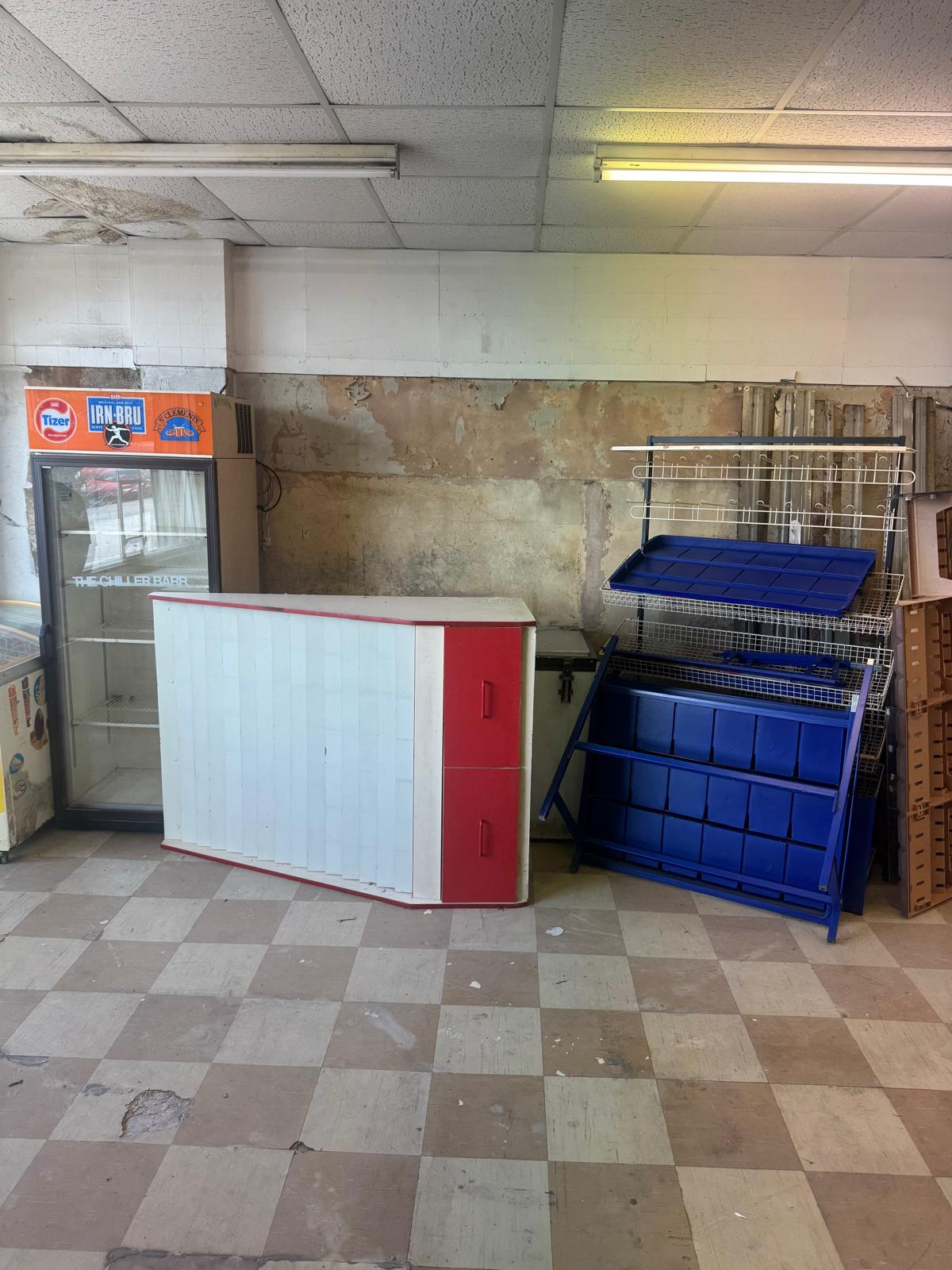 Best One Swansea counter area before the refit