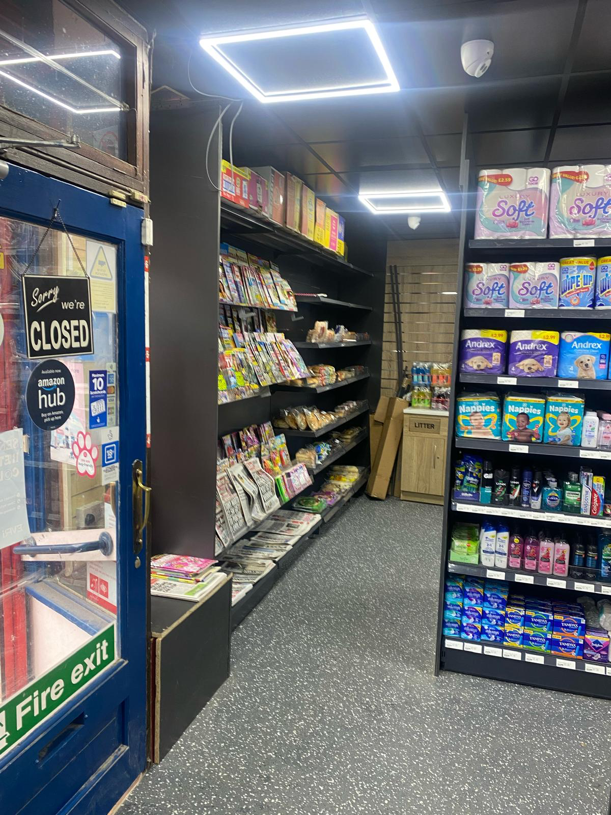 Completed Edwinstowe Post Office news and household display