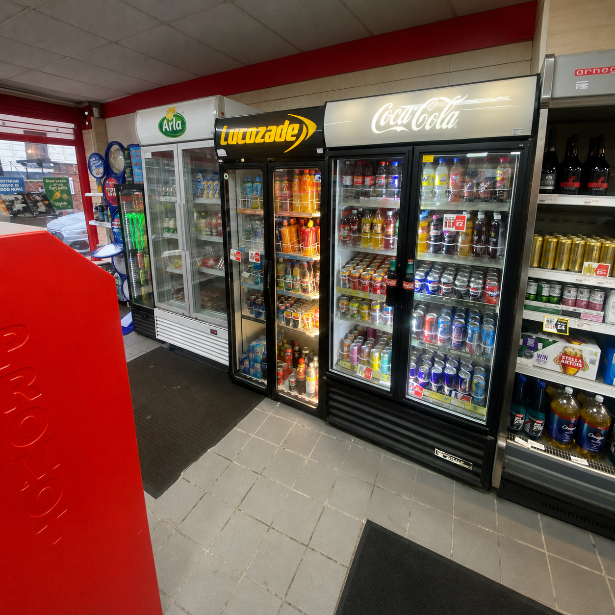 Edwinstowe Post Office refrigeration before the refit