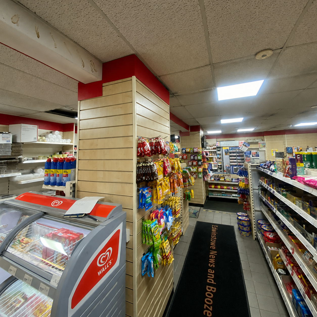 Edwinstowe Post Office interior before the refit