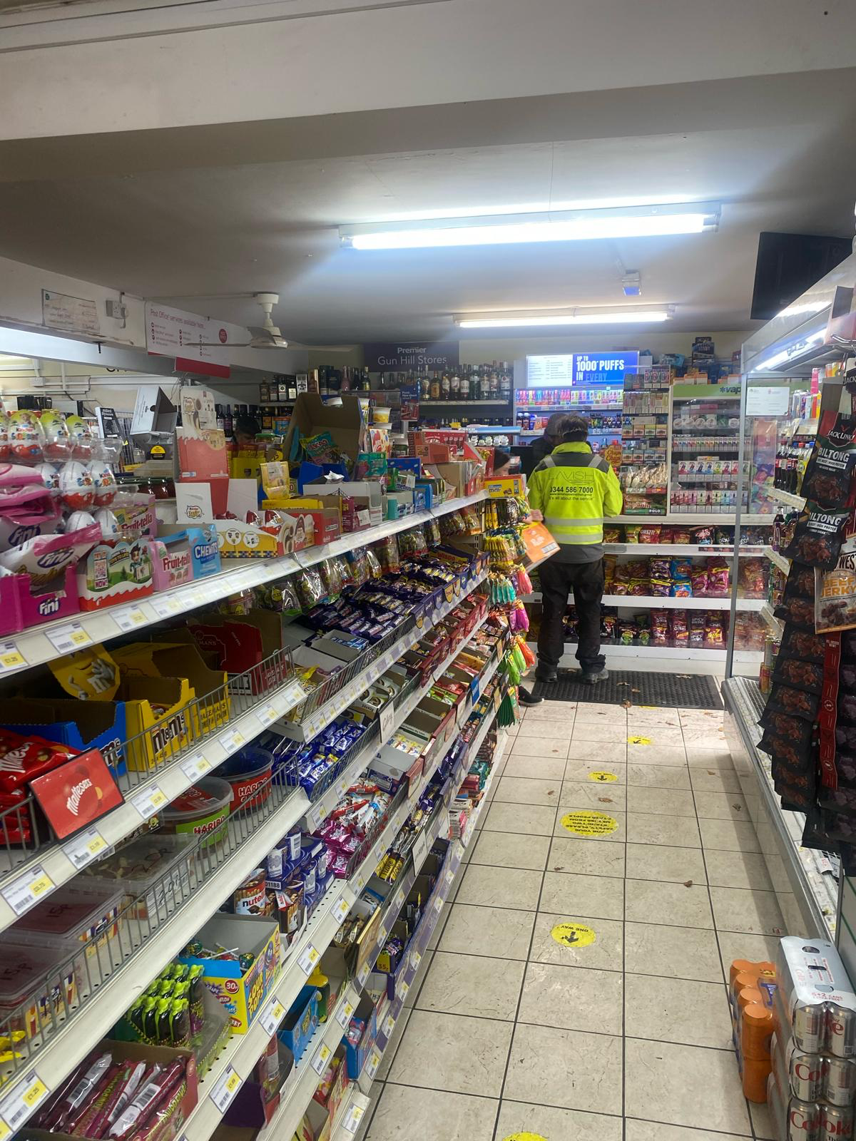 Gun Hill Store interior before the fit-out